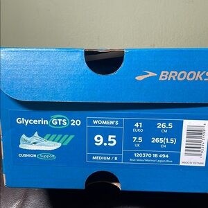 Brooks Glycerin GTS 20 Women's Shoes Box